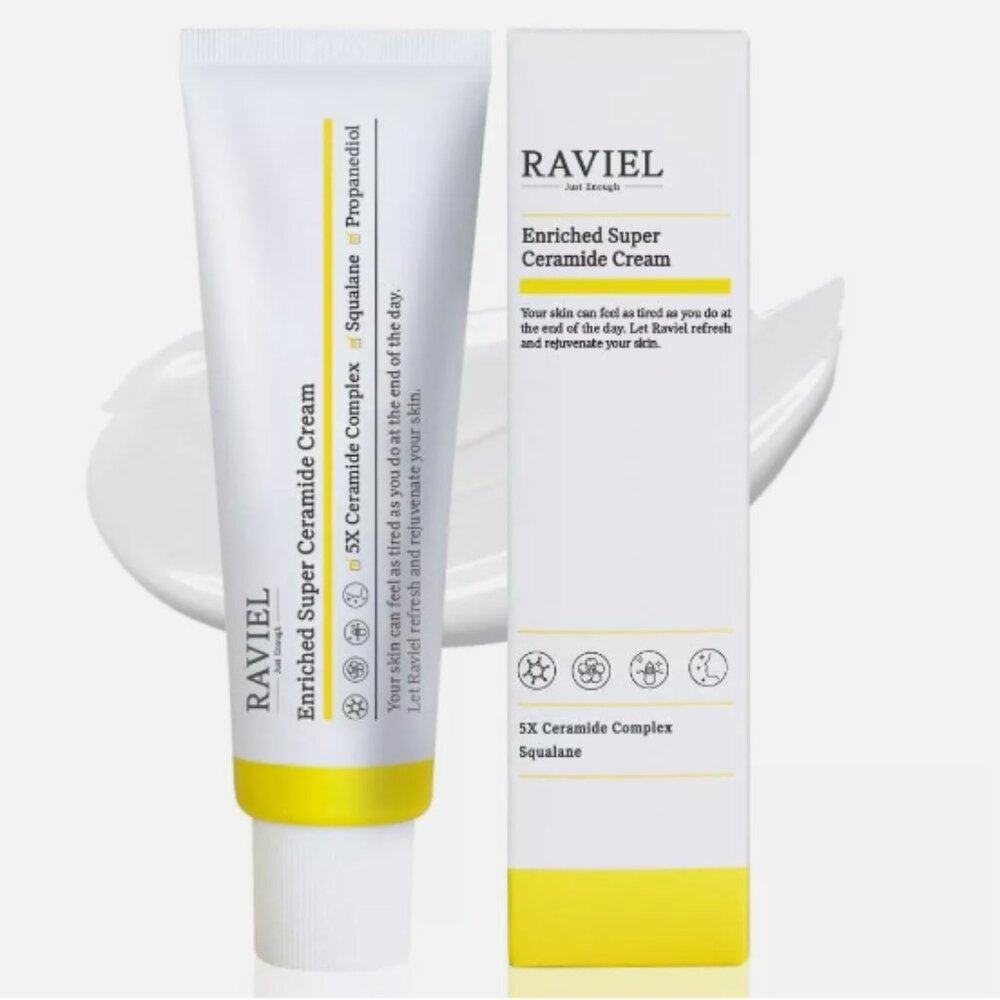 RAVIEL Ceramide Cream (1.69 fl oz) | Face Skin Barrier Repair and Deep Hydration